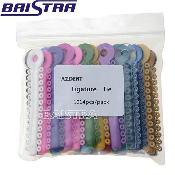 Low Price Mixed Color Plastic Dental Orthodontic Ligature Tie