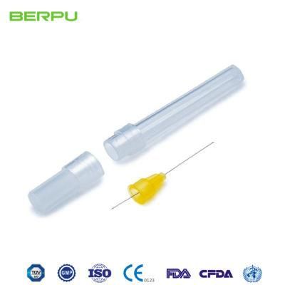 Berpu 25g 27g 30g CE ISO Marked Disposable Injection Dental Needle for Anesthesia Swaged Used for Single Use with Different Needle Length