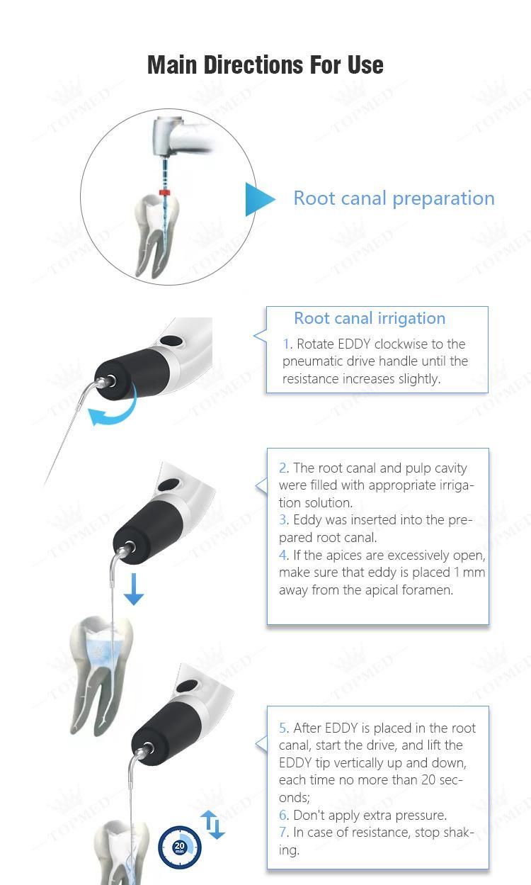 Ultra X Cordless Dental Sonic Irrigator Dentistry Endo File Sonic Activator