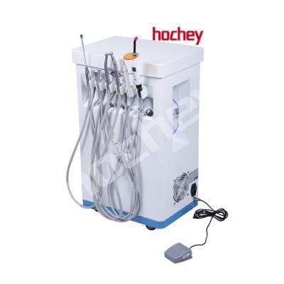 Hochey Medical Equipment Sample Available Portable Dental Cart Foldable Mobile Dental Unit Machine