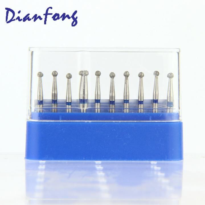 Br-40 Round Shape Fg Shank Diamond Dental Burs 001-016m