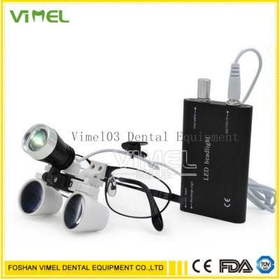 Magnification Replaceable Glasses Metal Frame Dental Surgical Loupes