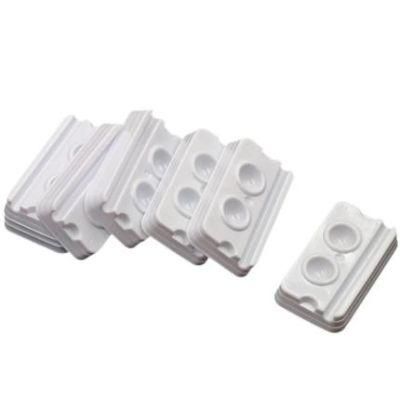 2 Slots Disposable Plastic Medical Mixing Wells Dental Mixing Plates