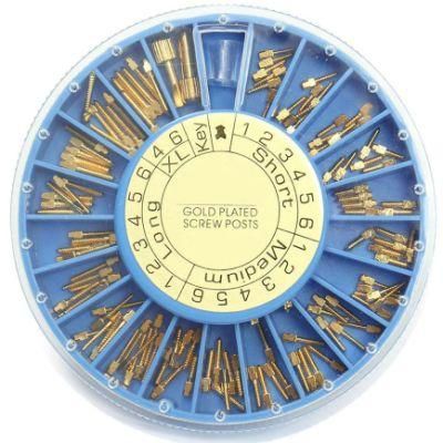 Dental Materials Price Gold Screw Posts Stainless Steel Screw Post