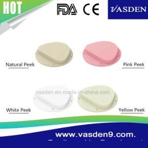 Natural, White, Yellow, Pink Color Disc Dental Direct Peek