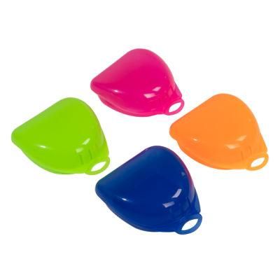 Plastic Boxing Mouth Guard Bite Guard Storage Box with Slots