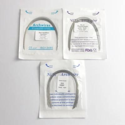 Dental Equipment Orthodontic Wire Square Cover Orthodontic Thermal Activated Archwire