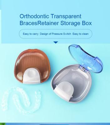 Orthodontic Retainer Case for Invisible Retainers Orthodontic Invisible Braces Retainer