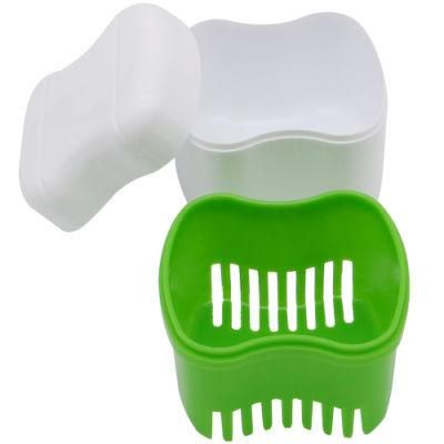 Denture Box/Denture Cup/Mouth Guard Night Guard Retainer Container/Denture Bath Cleaning Soaking Cup