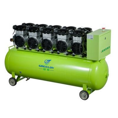 6000W 8HP AC Dental Portable High Pressure Piston Silent Oil Free Air Compressor for Dentistry Laboratroy