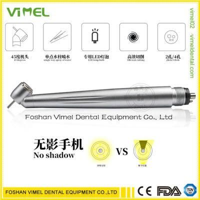 45&deg; Dental Surgical Handpiece 5LEDs Turbine Dental Supplies