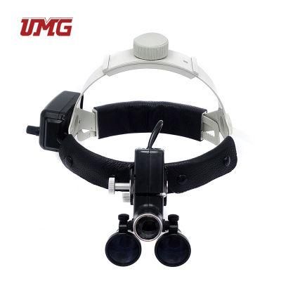 Wireless Magnification Binocular Dental Loupes with LED Light 2.5X