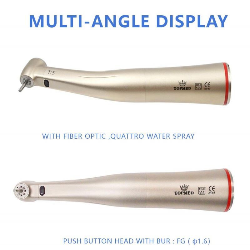 Dental Equipment 1: 5 Increasing Contra Angle Handpiece Push Button