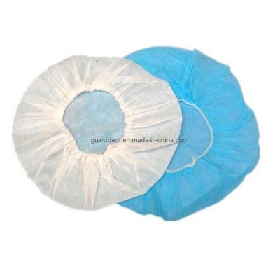 Disposable Bouffant Caps Soft PP Nonwoven Available 10g, 12g, 15g