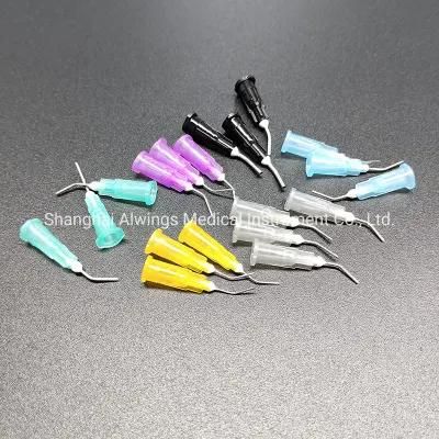 Irrigation Tips Dental Disposable Pre-Bent Needle Tips for Dental Composite Materials