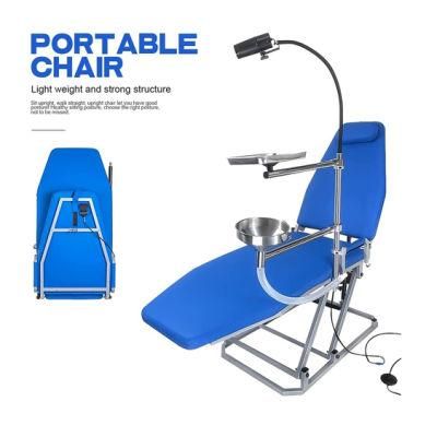 Hydraulic Control Dental Unit Foldable Dental Chair