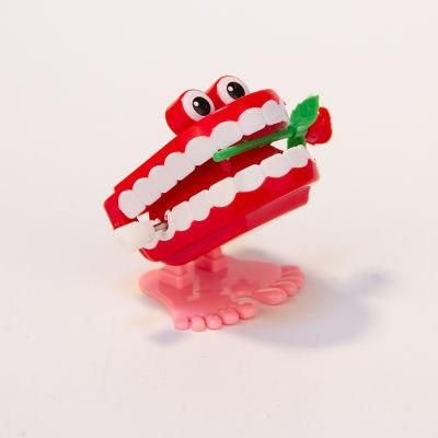 Promotion Toys Walking Teeth Wind up Jumping Gifts for Kids