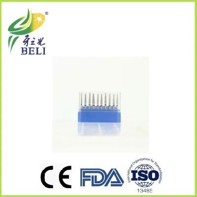 Dental Multi Use Precise Dental Diamond Burs Fg Teeth Polishing Kit High Speed Handpiece Tip Diamond Bur Made in China