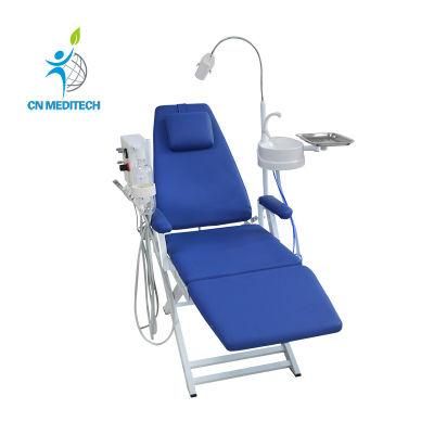 Cheap Folding Dental Chair Portable Dental Unit Mobile Dental Chair for Dental Clinic