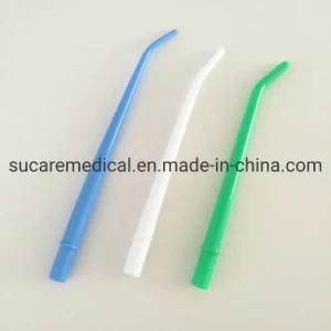 Plastic Dental Surgical Aspirator Tips Green/White/Blue