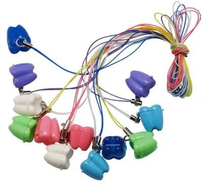 Multi-Colored Milk Tooth Box with Strings