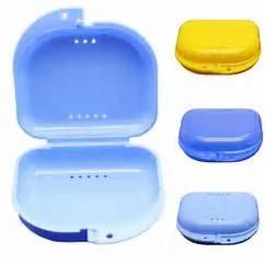 Orthodontic Teeth Retainer Case/Box with Hole