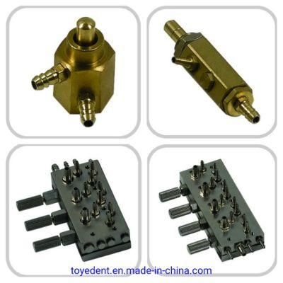 2 Hole Foot Control Valve; Dental Chair Spare Parts 3 in 1 /4 in 1 Valve
