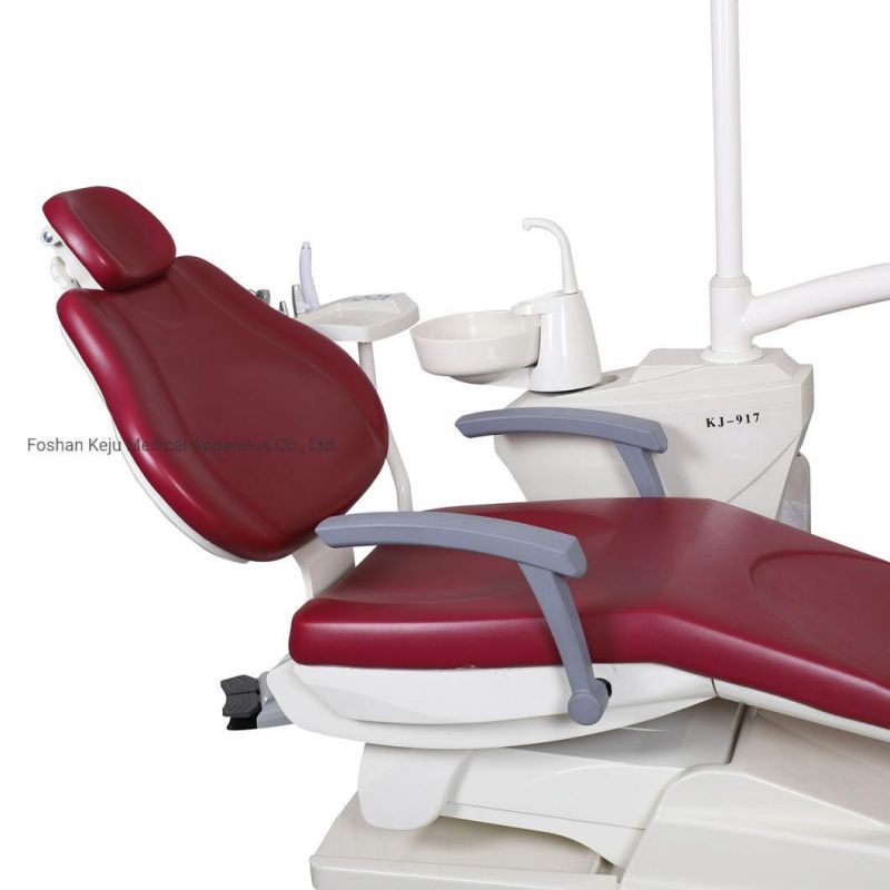 1.40*1.07*1.17m 4 Holes Keju Wooden Case China Dental Unit Chair