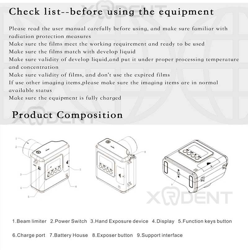 China Supply High Performance Portable Digital Dental X-ray Machine