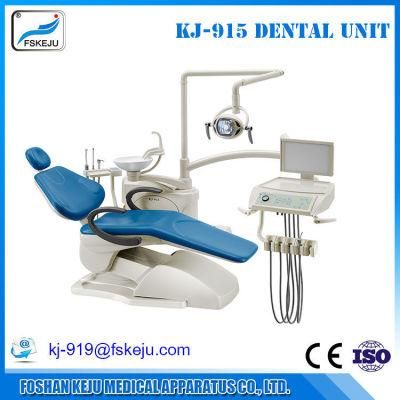 China Good Quality Leather Dental Unit Dental Equipment (KJ-915)