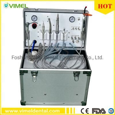 Portable Dental Unit Mobile Air Turbine Unit with Air Compressor