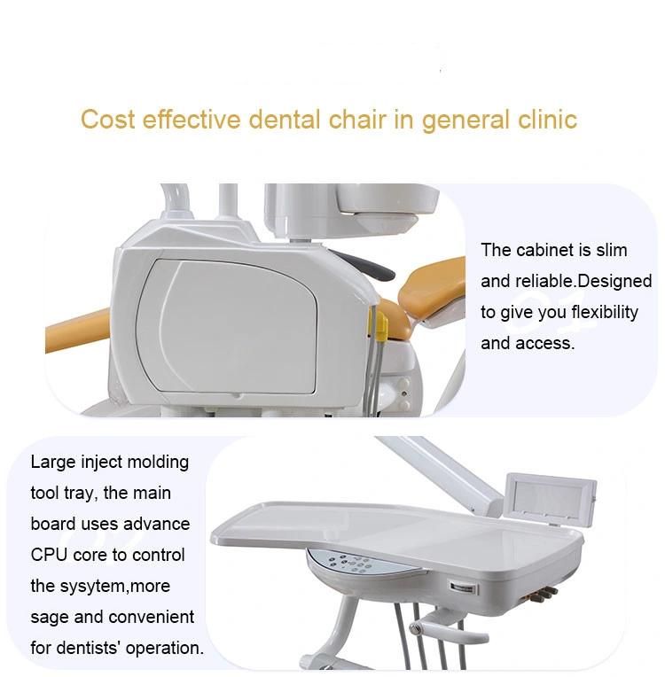 CE Approved Clinic Equipment Integral Dental Equipment Dental Chair Unit