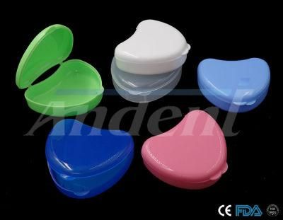 China Portable Heart Shape Dental Retainer Case Dental Box