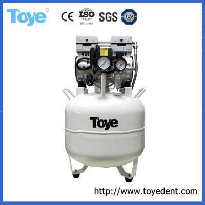 Portable Dental Oil Free Air Compressor with Head Motor