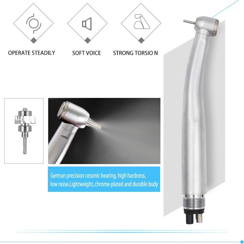 Dental High Speed Handpiece Dental Turbine Handpiece with LED Lamp