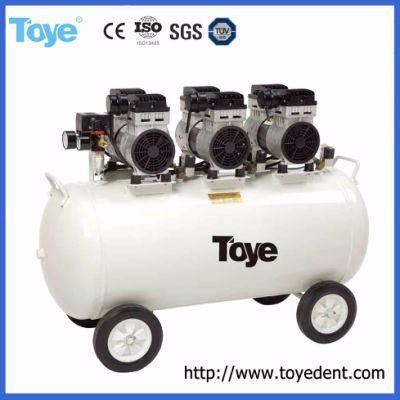 Dental Silent Oilless Air Compressor 120L Supply for Six Dental Chairs