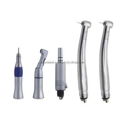 2 or 4 Hole Metal Slow Handpiece Ang High Speed Dental Handpiece Set in Aluminum Box