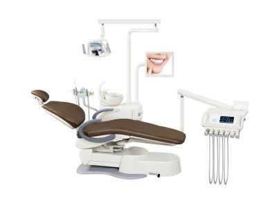 New Design Fashion Style Luxury Dental Instrument Unit Chair with Imported Leather &amp; Solenoid Valve
