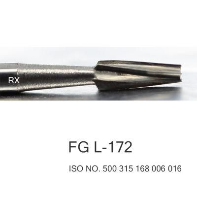 Dental Materials Carbide Burs 21mm Shank Drill FG L-172