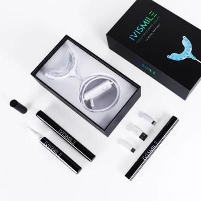 Ivismile Teeth Whitening Kit with Blue LED Light up to 9 Shades Whiter in 1 Week