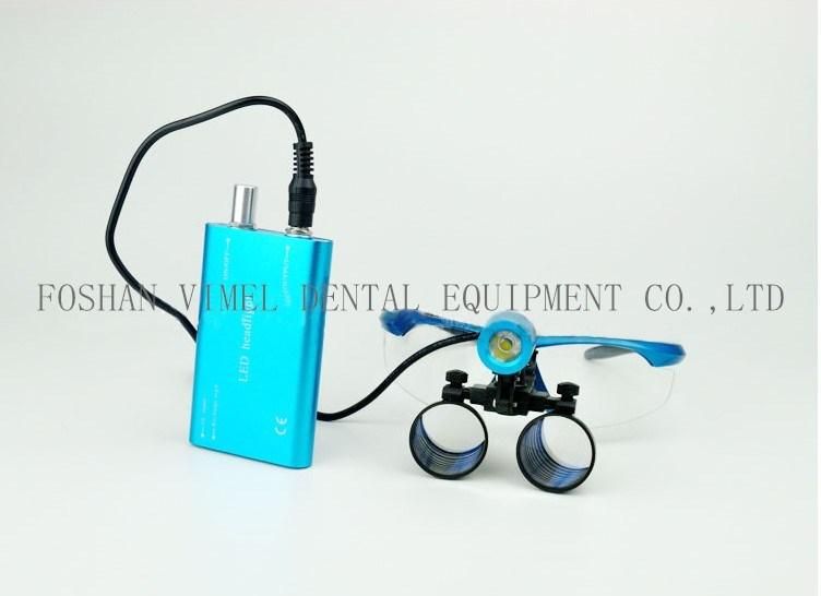 Dental Loupes Surgical Binocular Loupe Magnifier Head Light 2.5X 3.5X