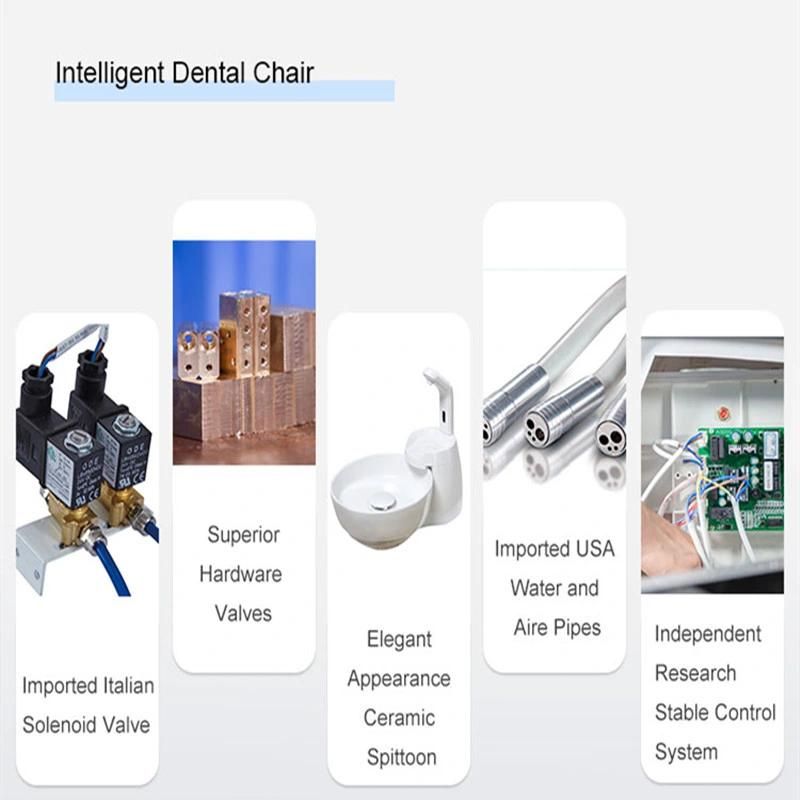 Factory Manufactured Promotion Dental Unit Chair with LED Light