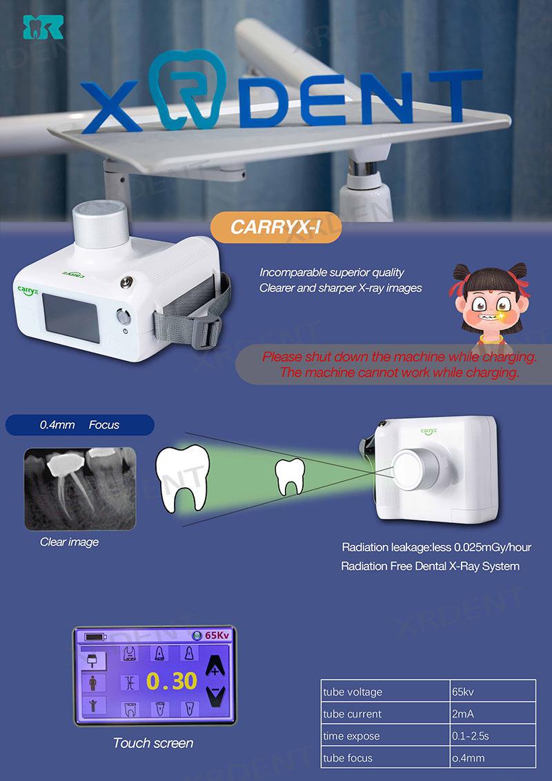 Japan Toshiba Tube Dental Portable X Ray Machine 65kv 2mA