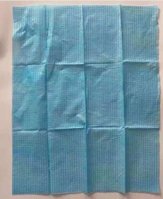 Waterproof Medical/Hospital/Poly/Ply/P+T/PE Film/Absorbent Tissue Paper/Plastic Disposable Dental Bib