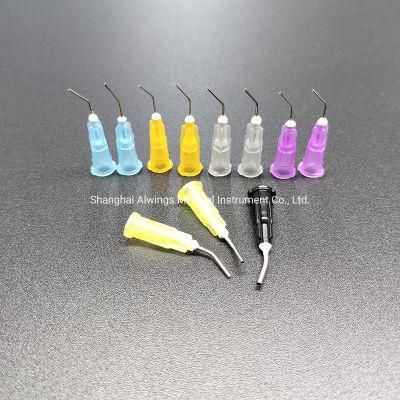 Alwings Dental Pre-Bent Needle Tips Disposable Using