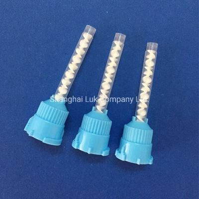 High Quality 1: 1 Blue Tapered Dental Impression Tips (MT-06)