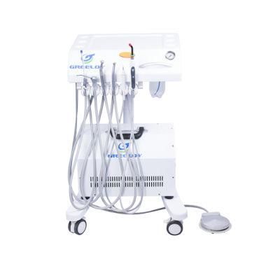 High Quality Mobile Silent Portable Dental Unit with Air Compressor