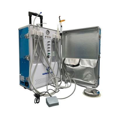 High Quality Built-in Air Compressor Mobile Dental Cart Cabinet Portable Unit