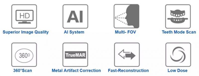 Smart 3D 3-in-1 Multifunctional Digital Dental Cbct Machine with True Mar Correction Module