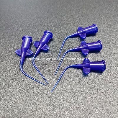 Disposable Ez-Flow Pre-Bent Micro Asporator Blue Tips
